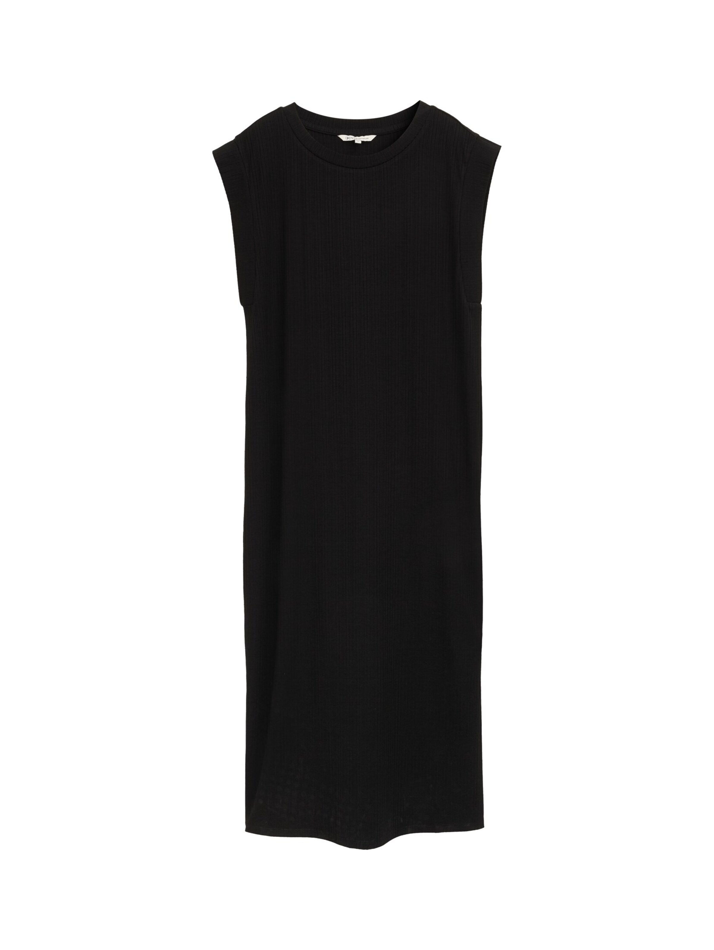 TOM TAILOR DENIM Kleid in Schwarz: Vorderseite