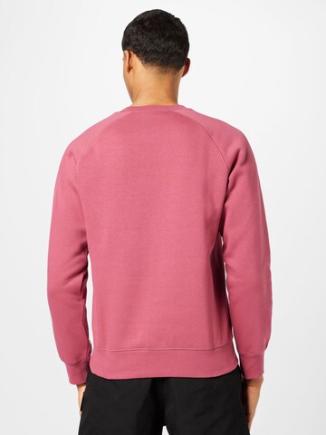 Carhartt WIP Sweatshirt 'Chase' in Roze