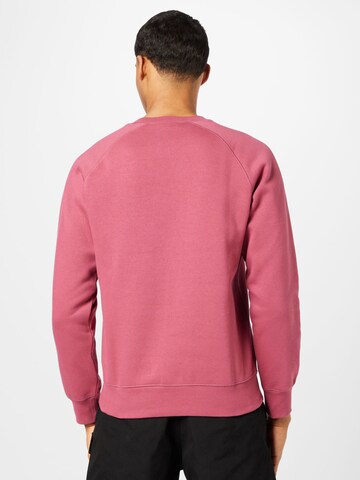 Carhartt WIP Sweatshirt 'Chase' in Pink
