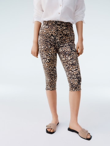 Next Štandardný strih Nohavice - Hnedá: predná strana