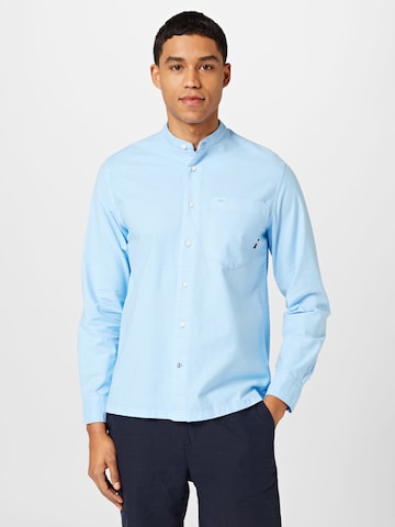 TOMMY HILFIGER Regular fit Overhemd in Blauw: voorkant