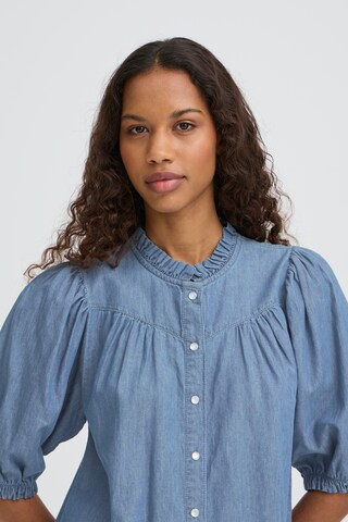 ICHI Blouse 'IHAncey' in Blue