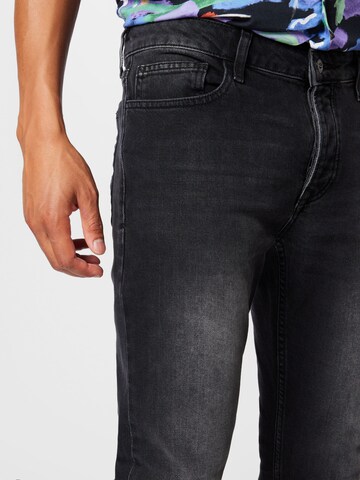 Coupe slim Jean TOPMAN en noir