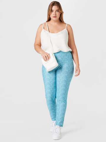 Michael Kors Plus Skinny Leggings 'SHIBORI' in Blau