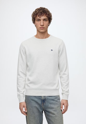 FYNCH-HATTON Sweater in White: front