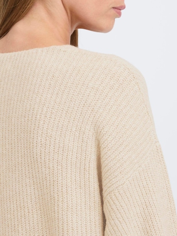 Pull-over ' OXICALLIE ' Oxmo en beige