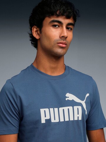 PUMA Shirt 'Puma Ess No. 1 Logo Tee S' in Blauw