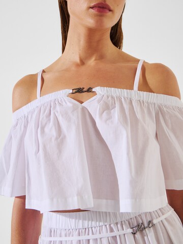 Karl Lagerfeld - Top em branco