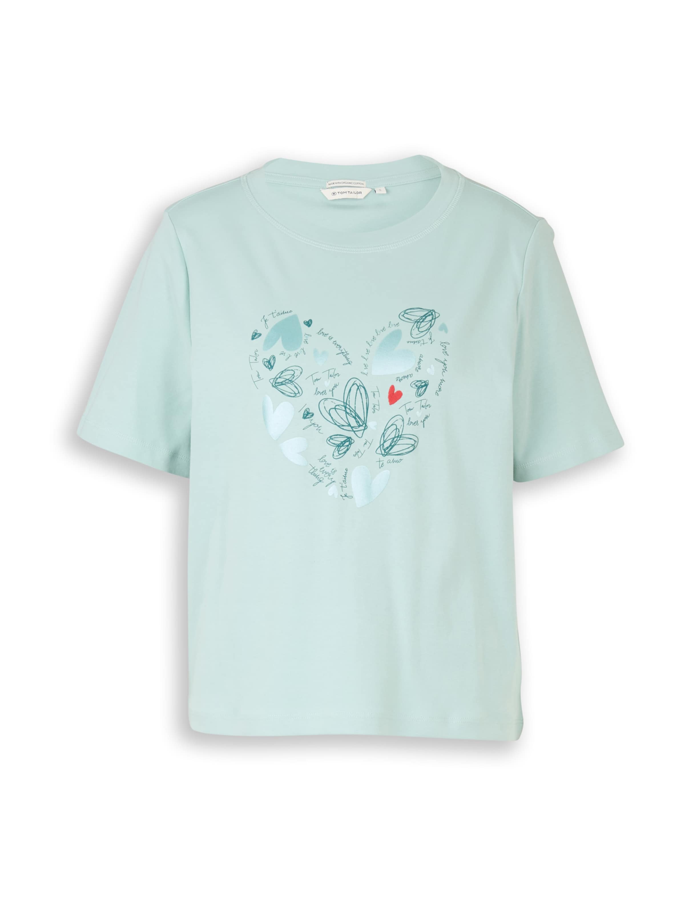 T-shirt TOM TAILOR en bleu : devant