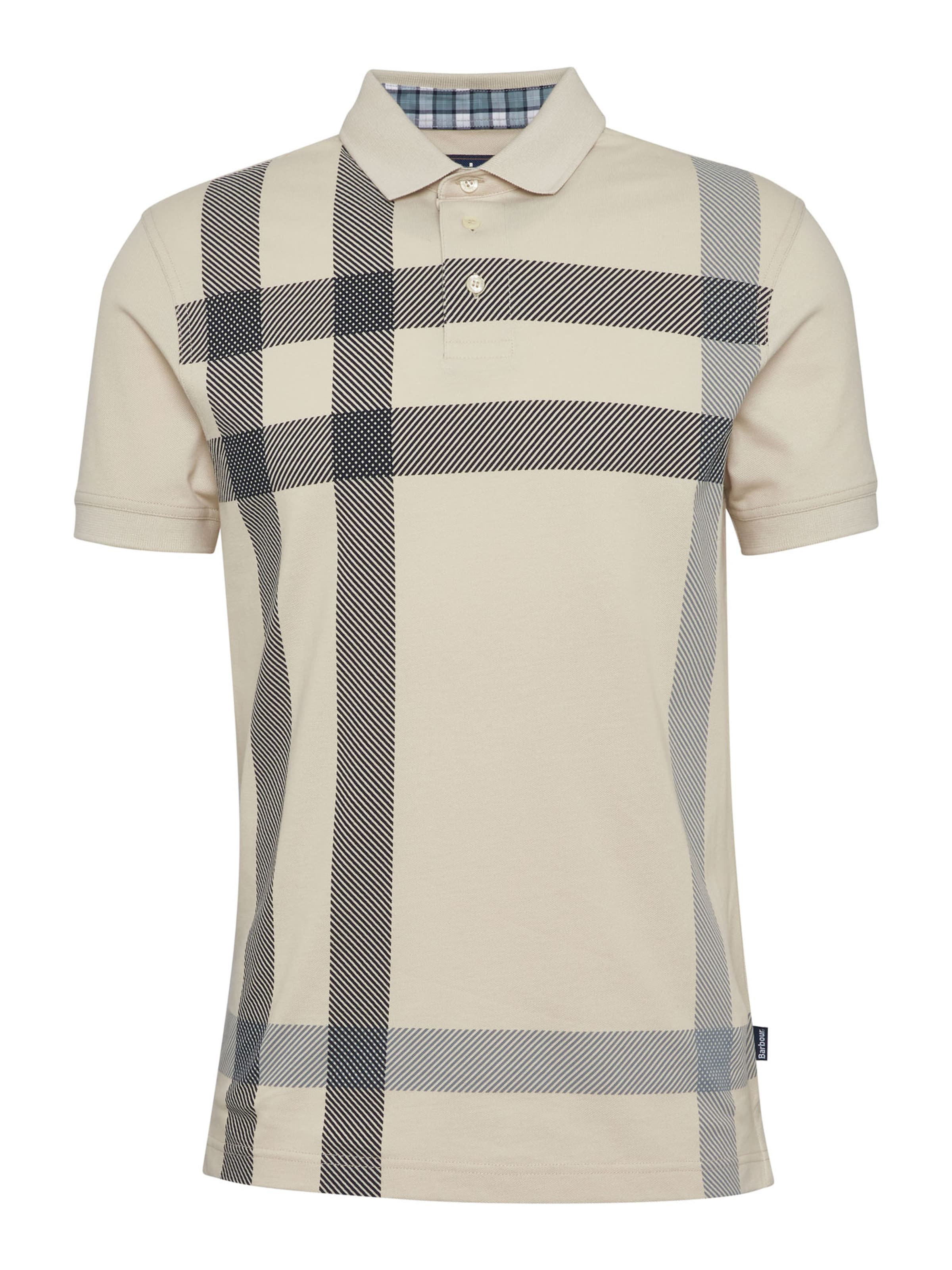 Barbour Poloshirt 'Blaine' in Beige: Vorderseite