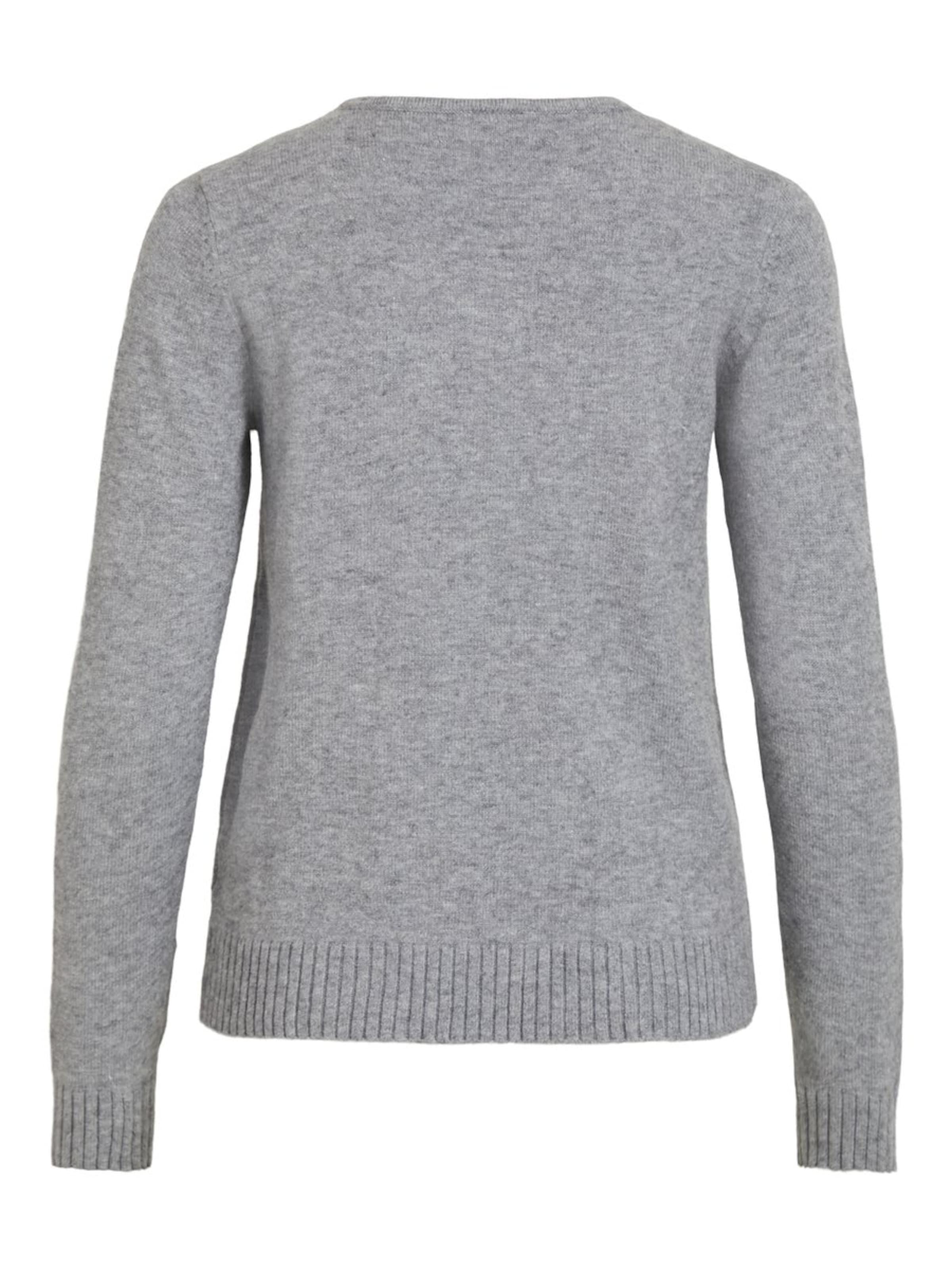 VILA Свитер 'VIRil' в Серый