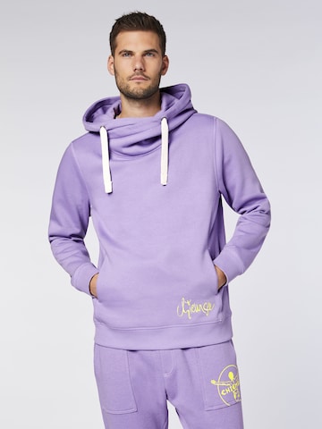 CHIEMSEE Sweatshirt in Purple: front