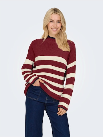ONLY Sweater 'ONLKATIA' in Red: front
