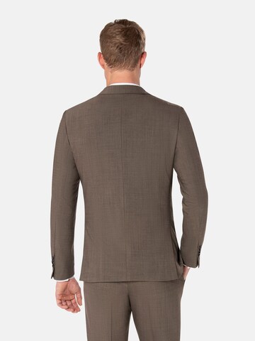 BENVENUTO Slim fit Business Blazer 'Salvi' in Brown