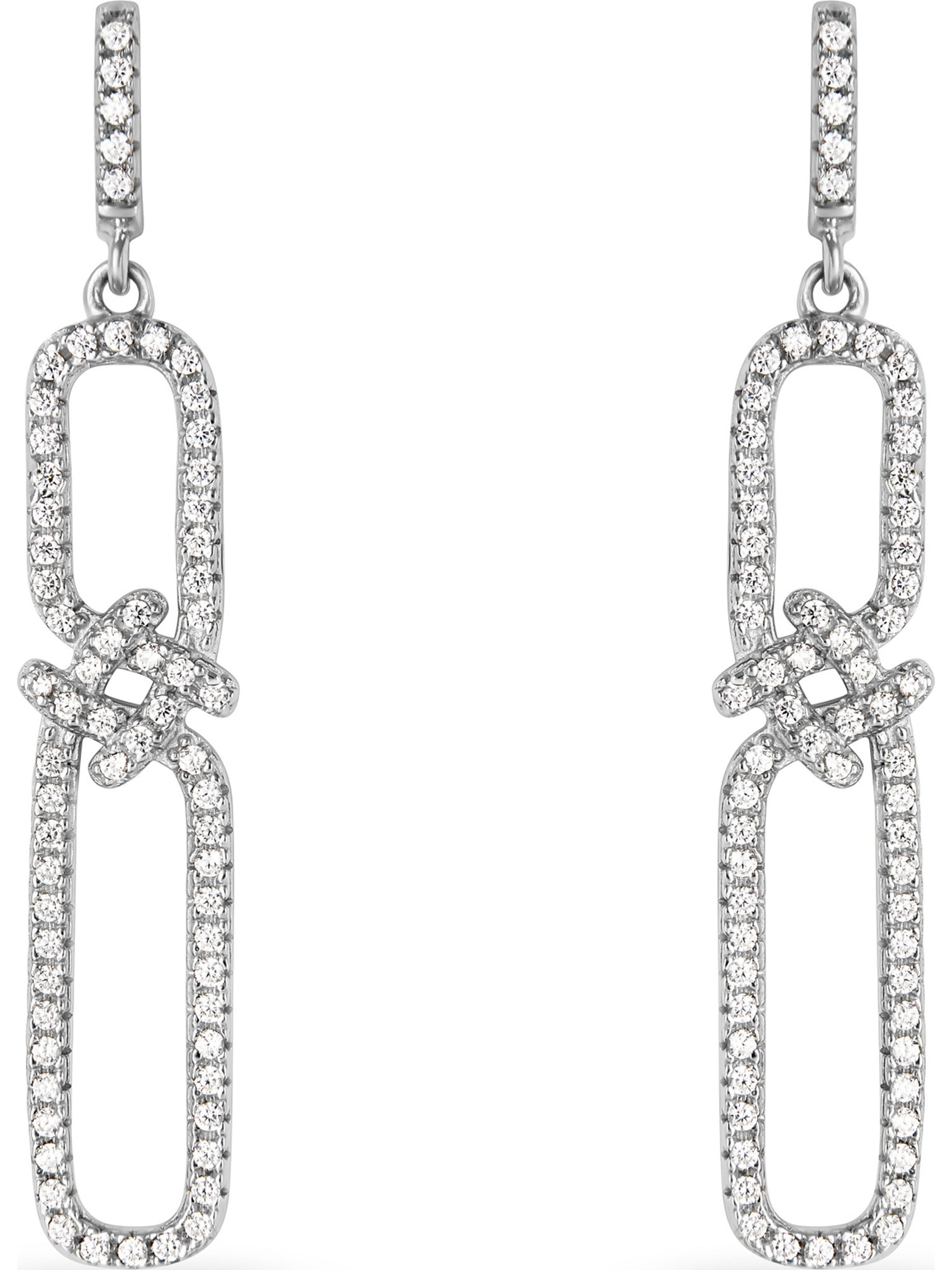 FAVS Ohrringe in Silber: Vorderseite