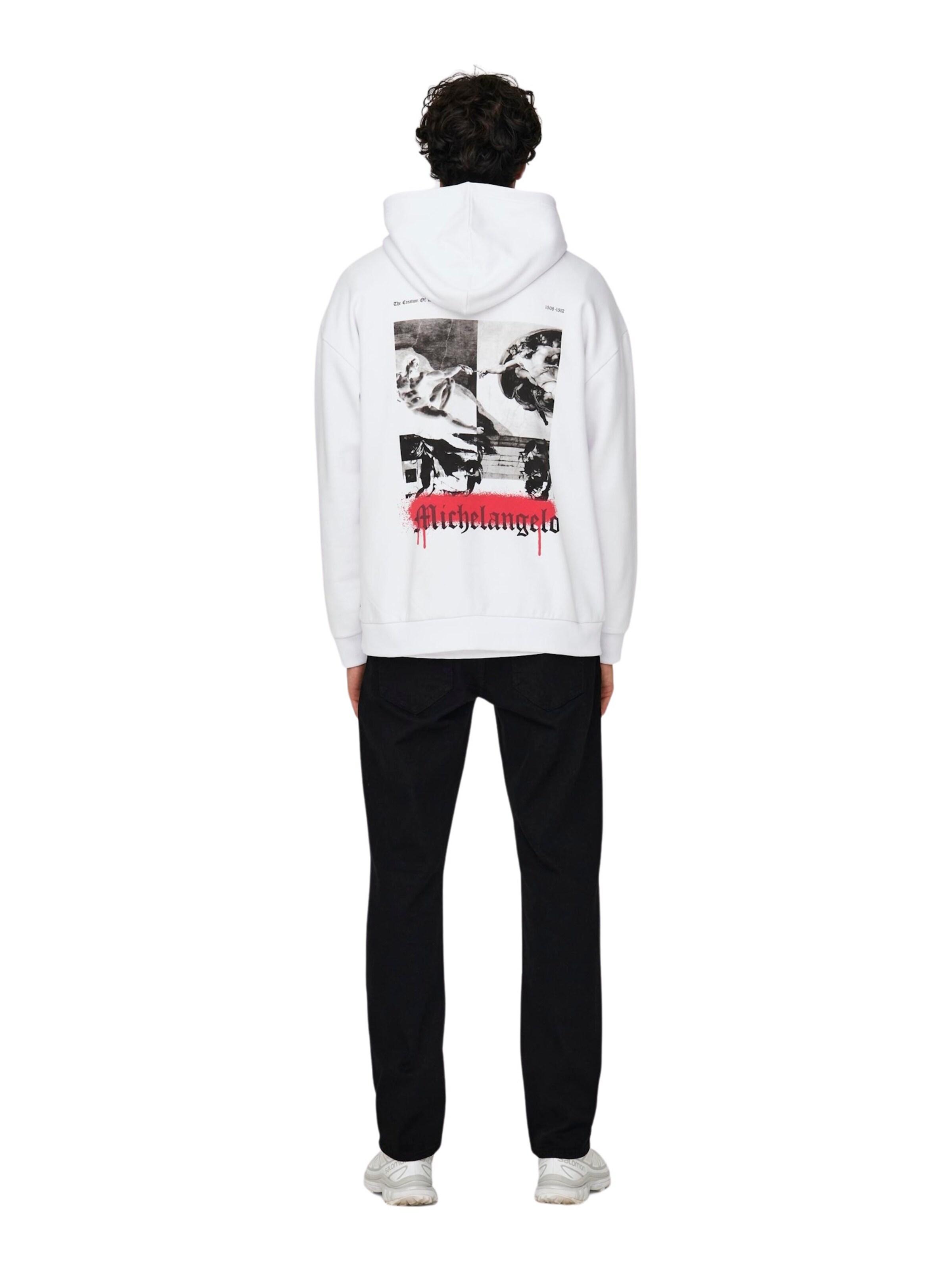 Only & Sons Sweatshirt 'ONSApoh Life' in White: front