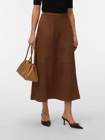 Jupe 'JOSE' VERO MODA en marron : devant