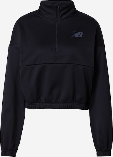 new balance Sportska sweater majica u tamno plava / crna, Pregled proizvoda
