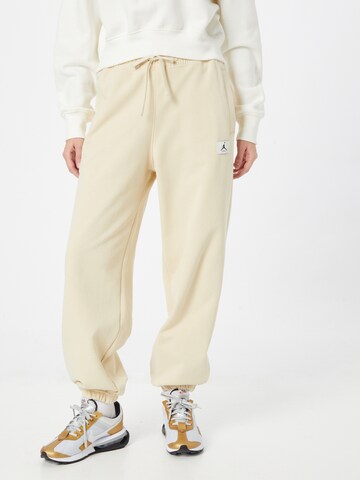 Tapered Pantaloni di Jordan in beige: frontale