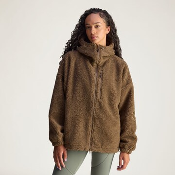 Veste en polaire fonctionnelle ADIDAS BY STELLA MCCARTNEY en marron : devant