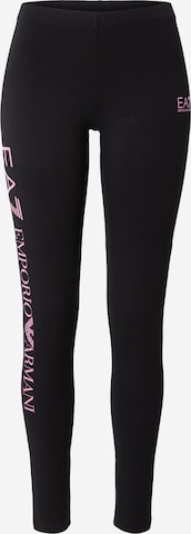 EA7 Emporio Armani Leggings in Black: front