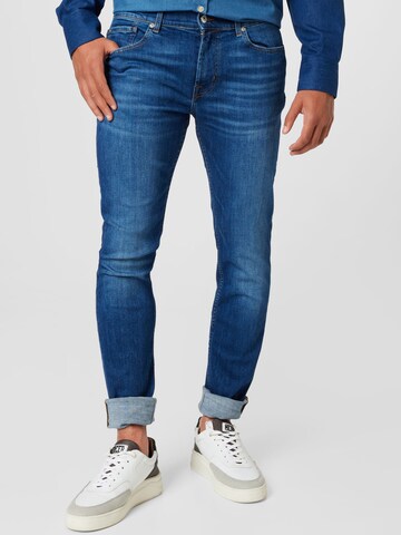 7 for all mankind - Slimfit Vaquero 'PAXTYN' en azul: frente