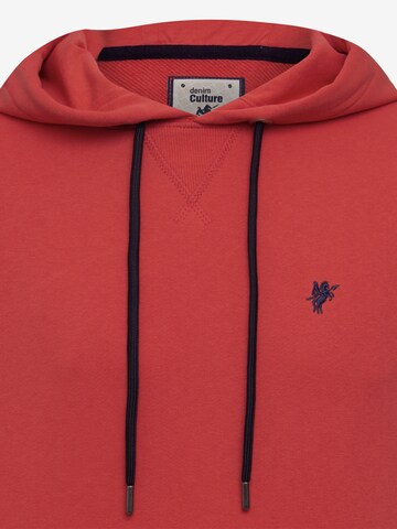 Sweat-shirt DENIM CULTURE en rouge