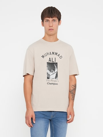 Only & Sons Футболка 'ONSMUHAMMAD ALI' в Серый: спереди