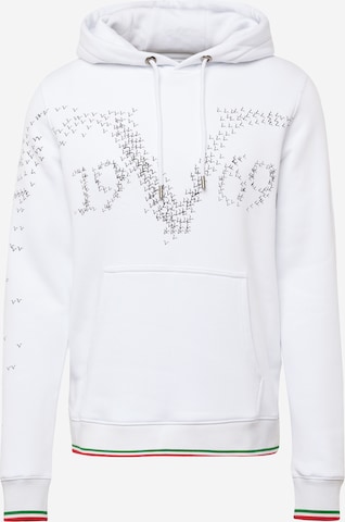 Sweat-shirt 'CARTER' 19V69 ITALIA en blanc : devant