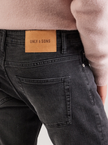 Only & Sons Slimfit Jeans 'ONSLOOM' i blå