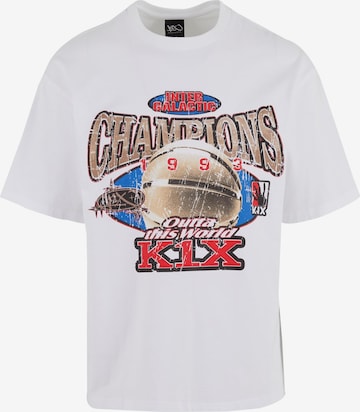 K1X Koszulka 'Gold Basketball' w kolorze biały: przód