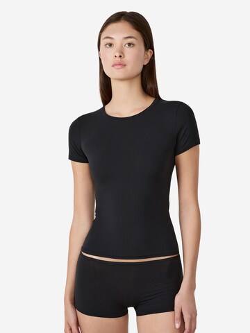 ETAM Undershirt 'Pure Soft' in Black: front
