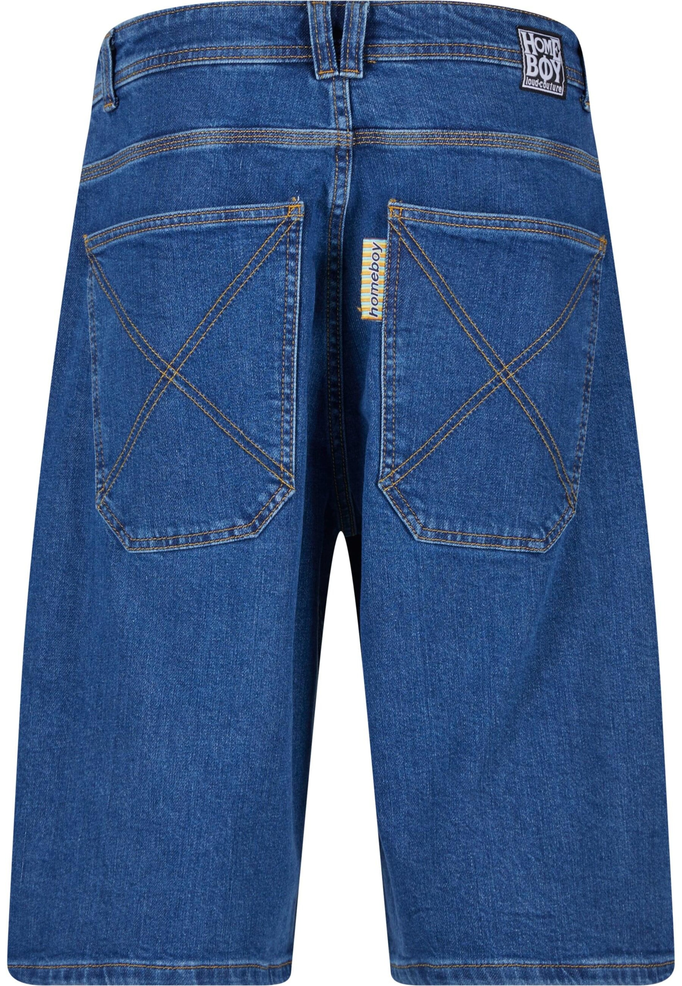 mėlyna HOMEBOY Laisvas Džinsai 'Monster'