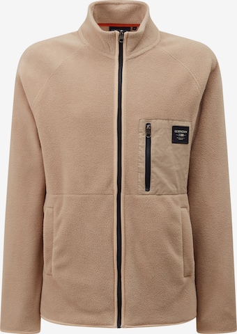 Lexington Fleece Jacket 'Oliver' in Beige: front