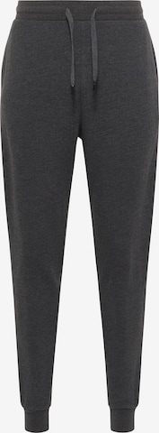 Mo SPORTS Tapered Broek in Grijs: voorkant