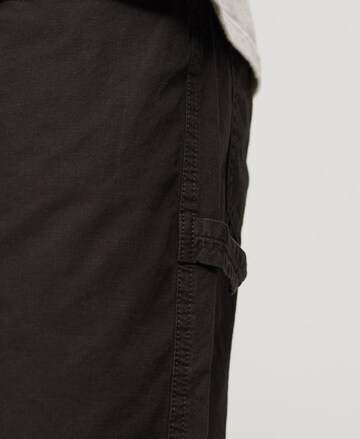 Superdry Regular Cargo Pants in Black