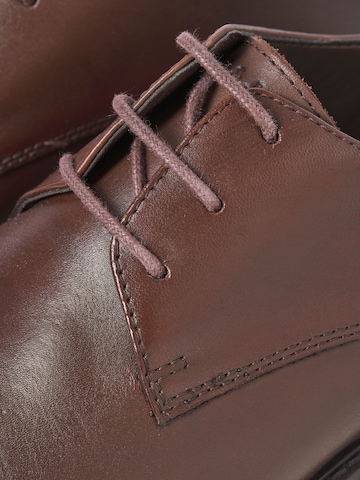 JACK & JONES Schnürschuh 'JFWOSLO' in Braun