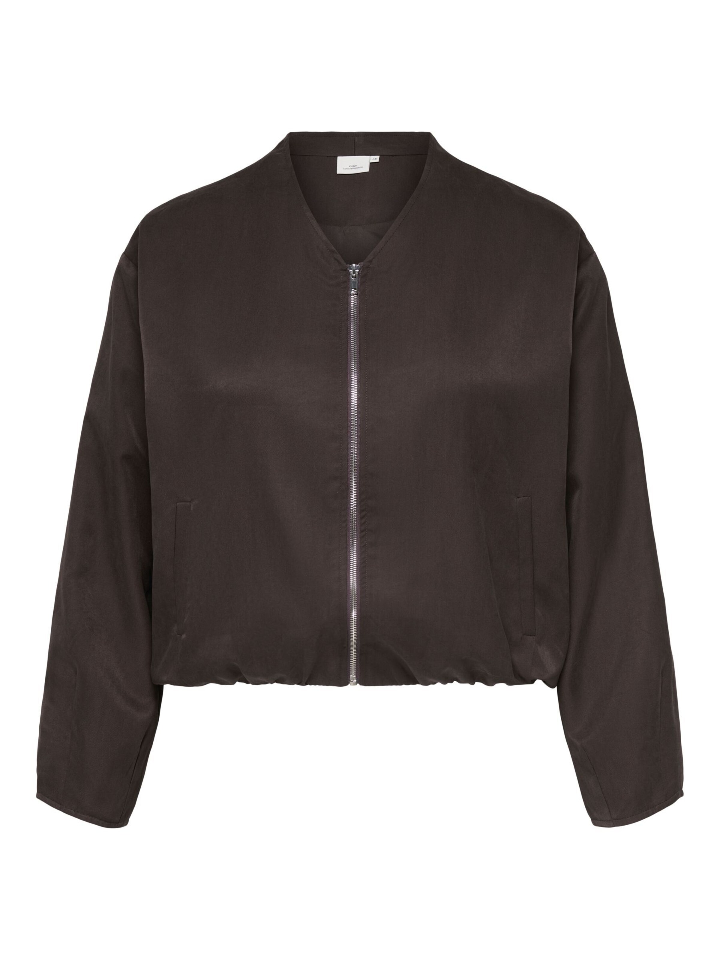 ONLY Carmakoma Jacke 'CARLucca' in Braun: Vorderseite