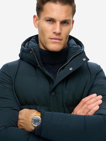 Superdry Winterjas 'Outdoor Everest Puffer Jkt SDM5012423A' in Blauw