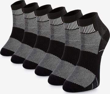 Crea Socks Avokassukat 'Sneakers' värissä musta: etupuoli