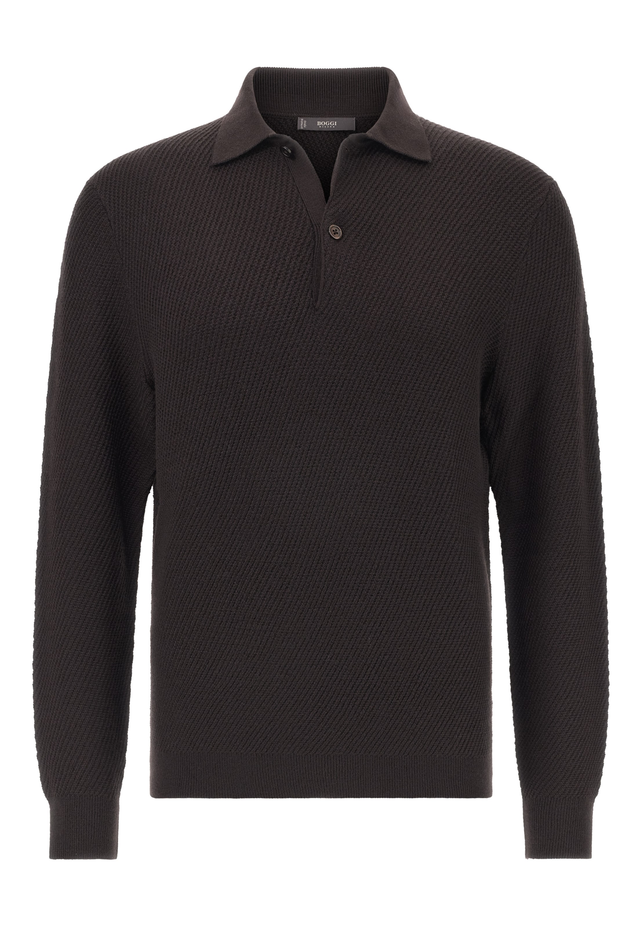 Pull-over Boggi Milano en marron : devant