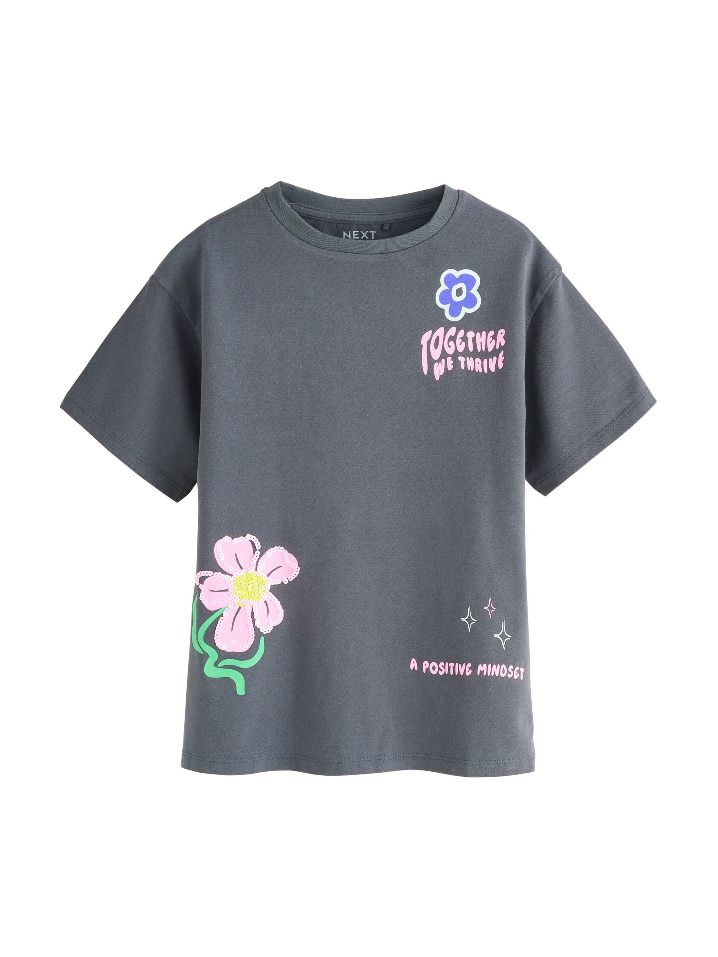 Next Футболка в Серый: спереди