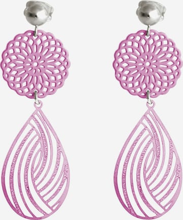 Gemshine Earrings in Pink: front