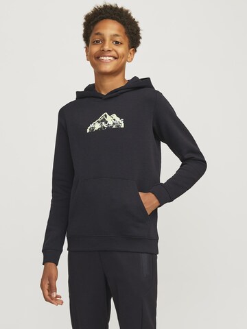 JACK & JONES MINI - Sudadera en negro: frente