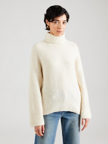 PIECES - Jersey 'PCNATHERINE' en beige: frente