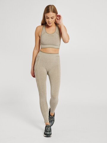 Hummel Bustier Sports-BH i beige