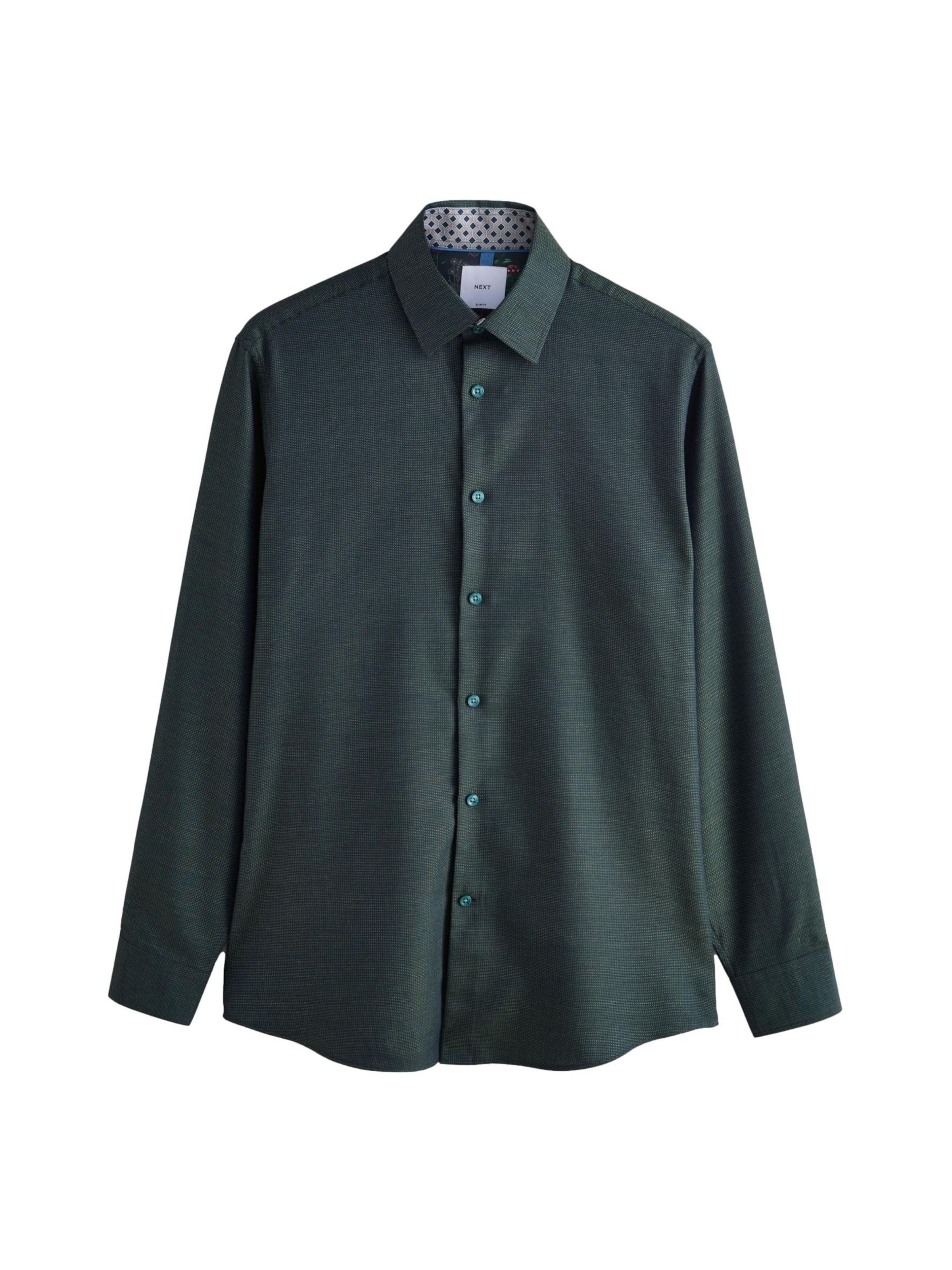 Chemise Next en vert : devant