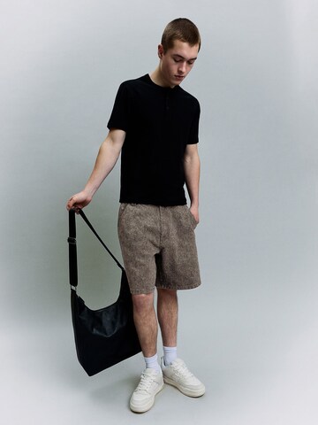 Bershka Baggy Shorts in Grau