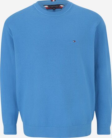 Tommy Hilfiger Big & Tall Trui in Blauw: voorkant