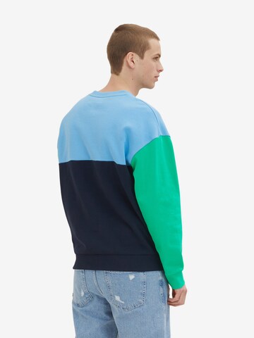 TOM TAILOR DENIM Sweatshirt in Blau